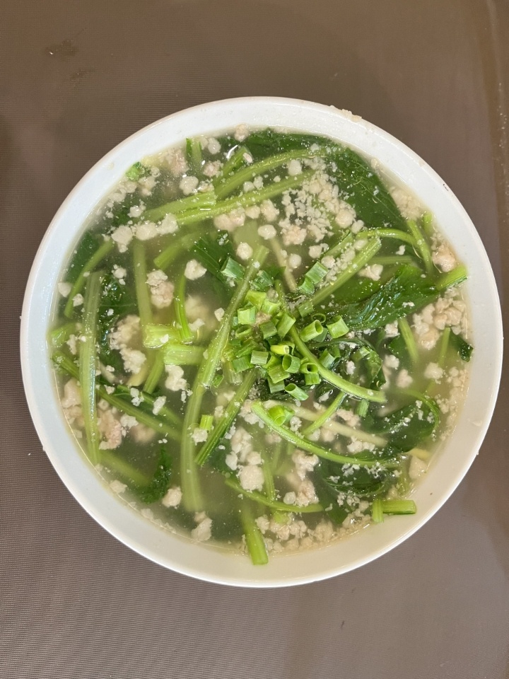  Canh Cải Ngọt Thịt Bằm 