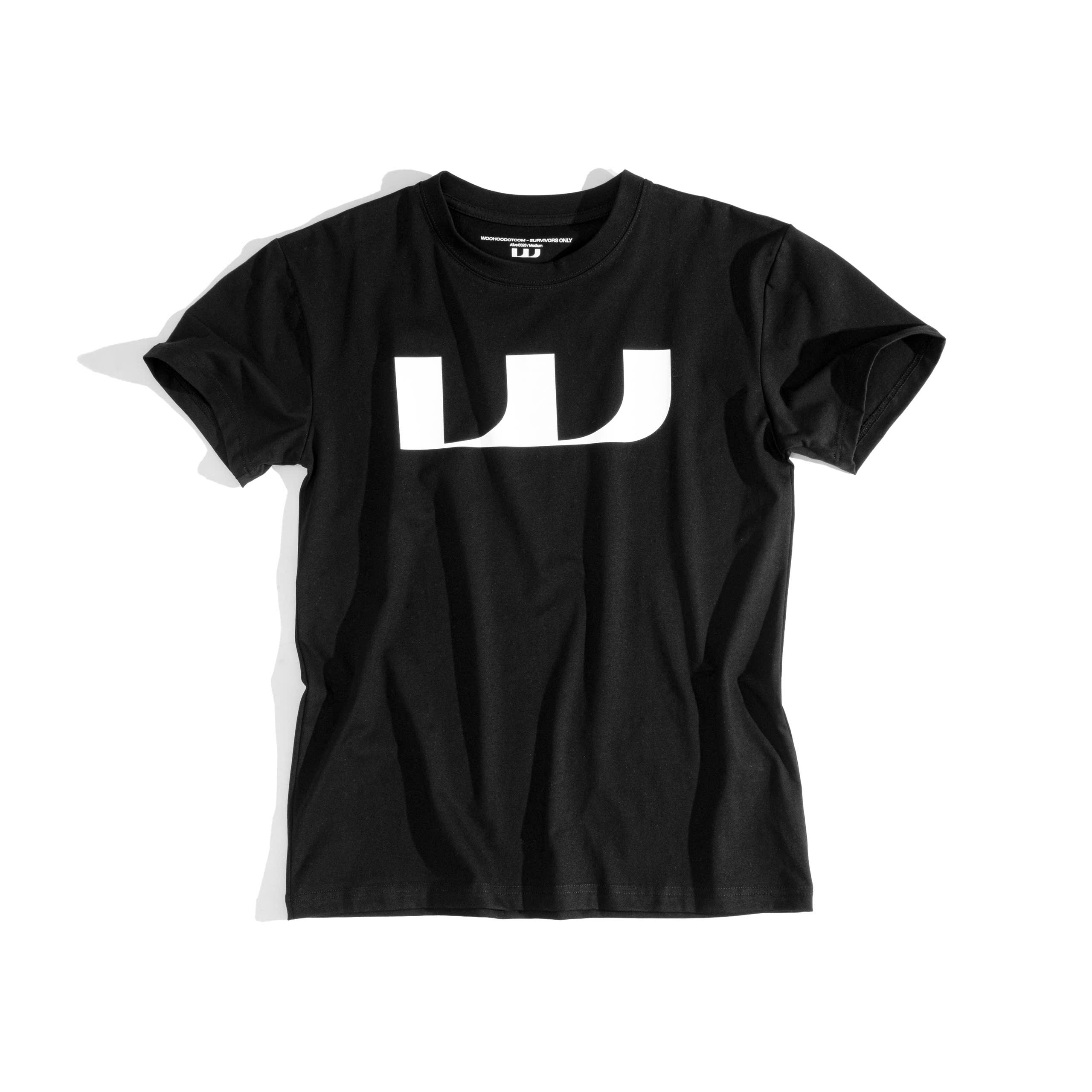 WHDC NEW ICONIC FITTED TEE IN WHITE / BLACK