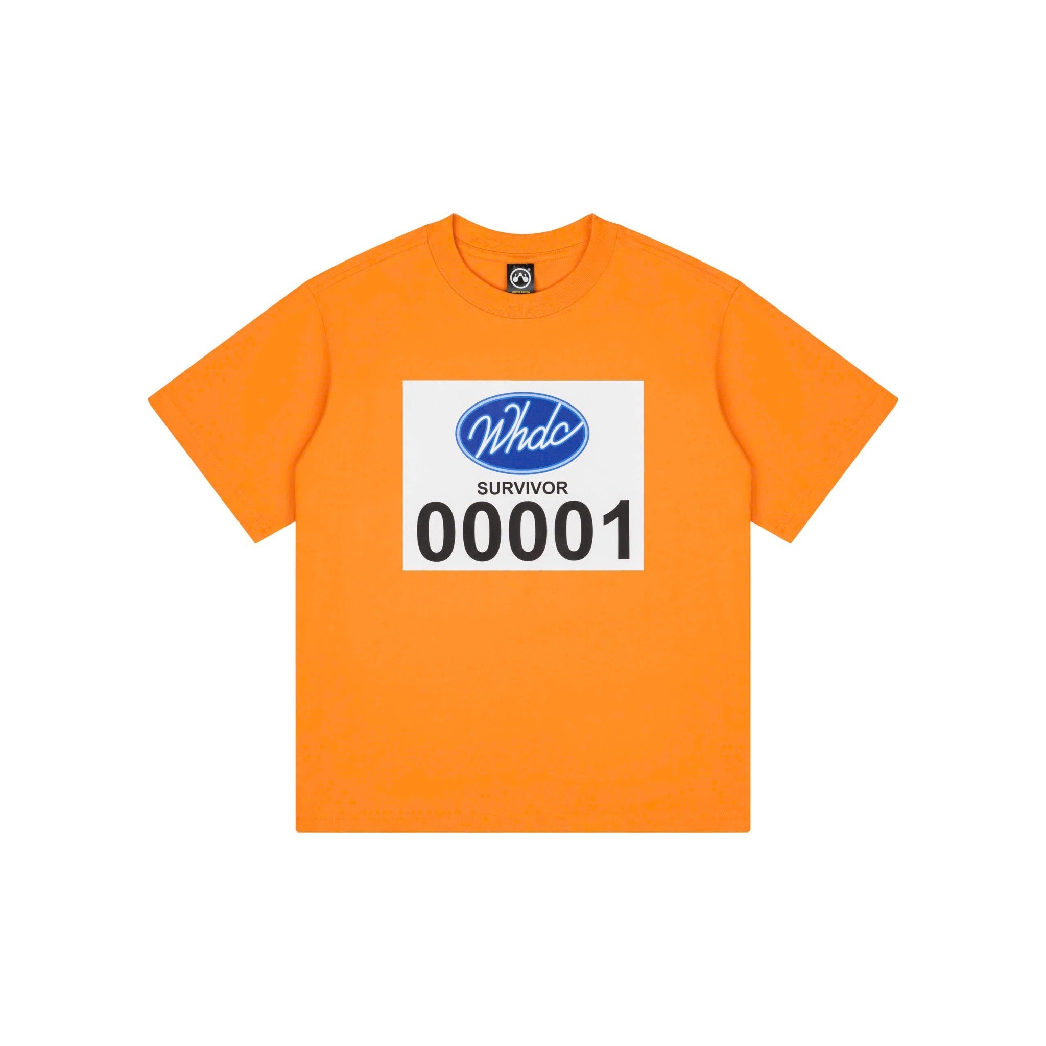 WHDC IDOL +1 SURVIVOR TEE IN ORANGE