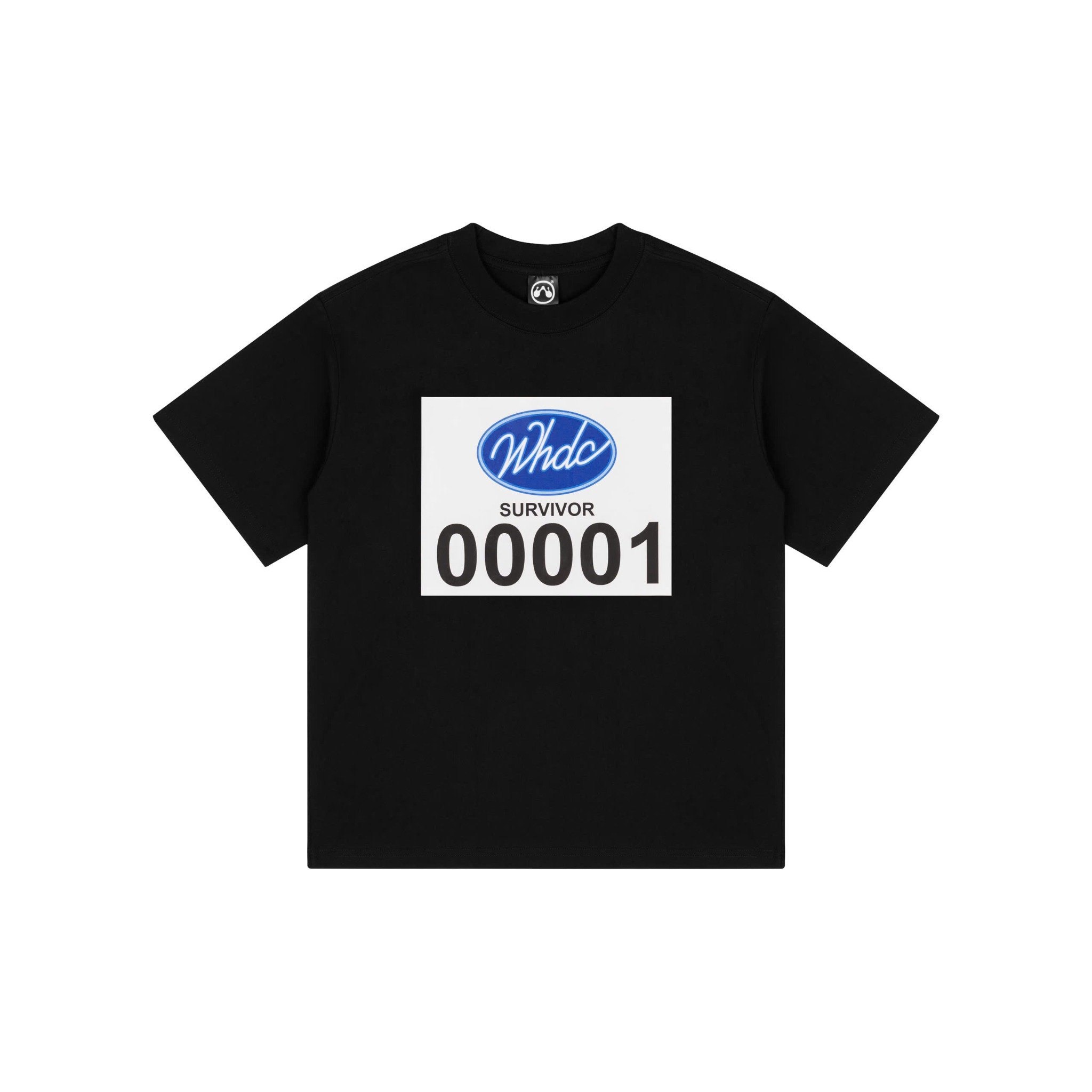 WHDC IDOL +1 SURVIVOR TEE IN BLACK