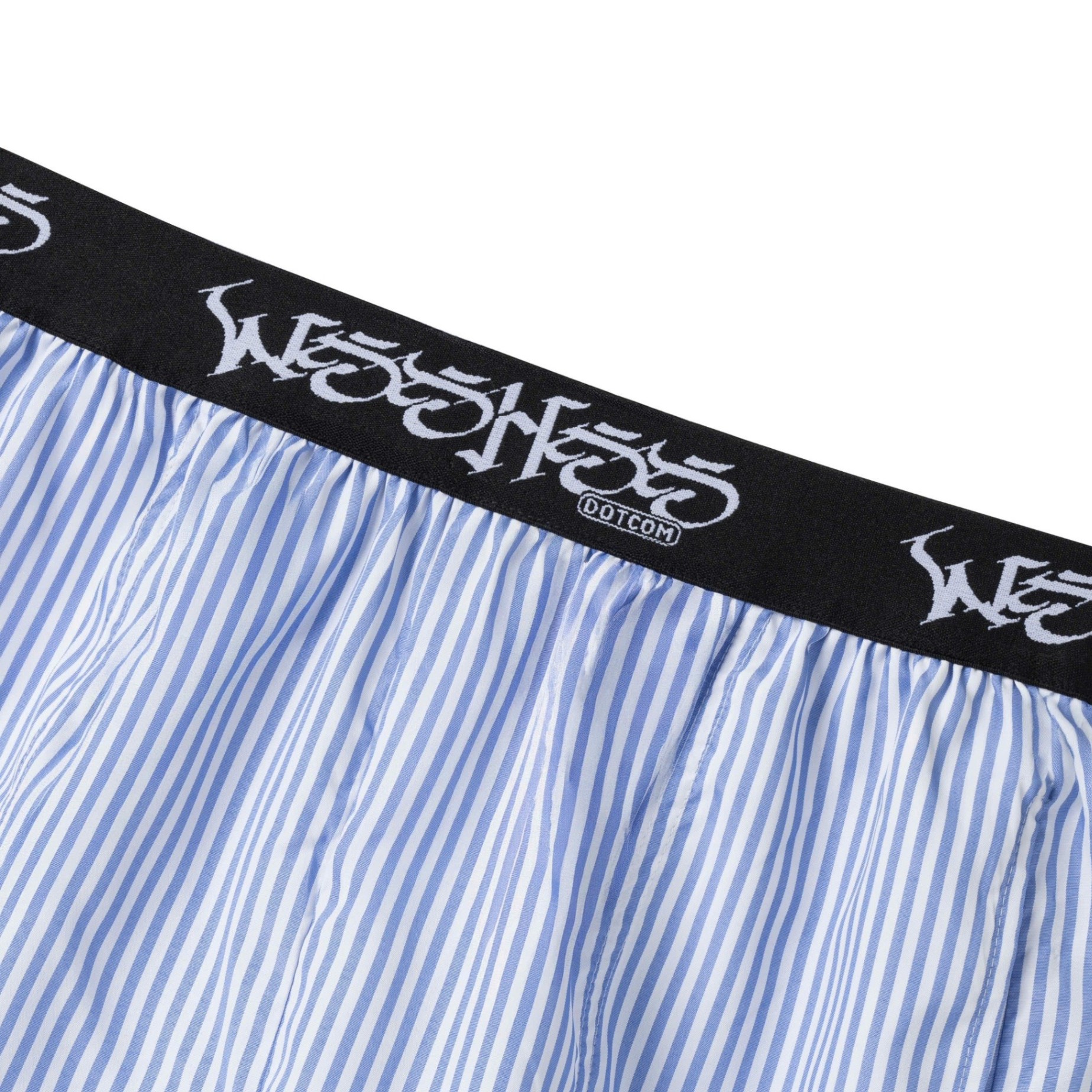 WHDC STRIPE BOXER SHORTS IN BLUE