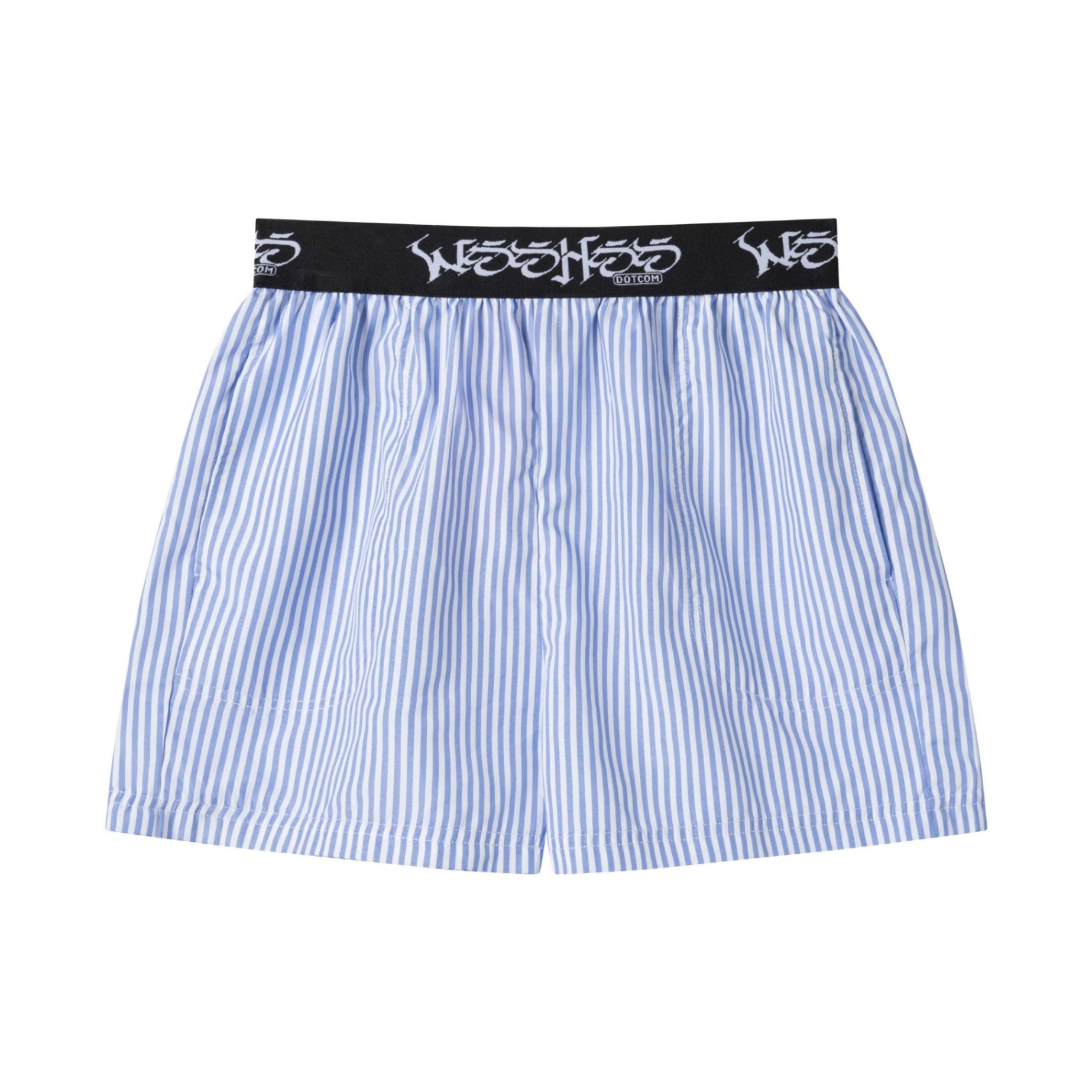WHDC STRIPE BOXER SHORTS IN BLACK