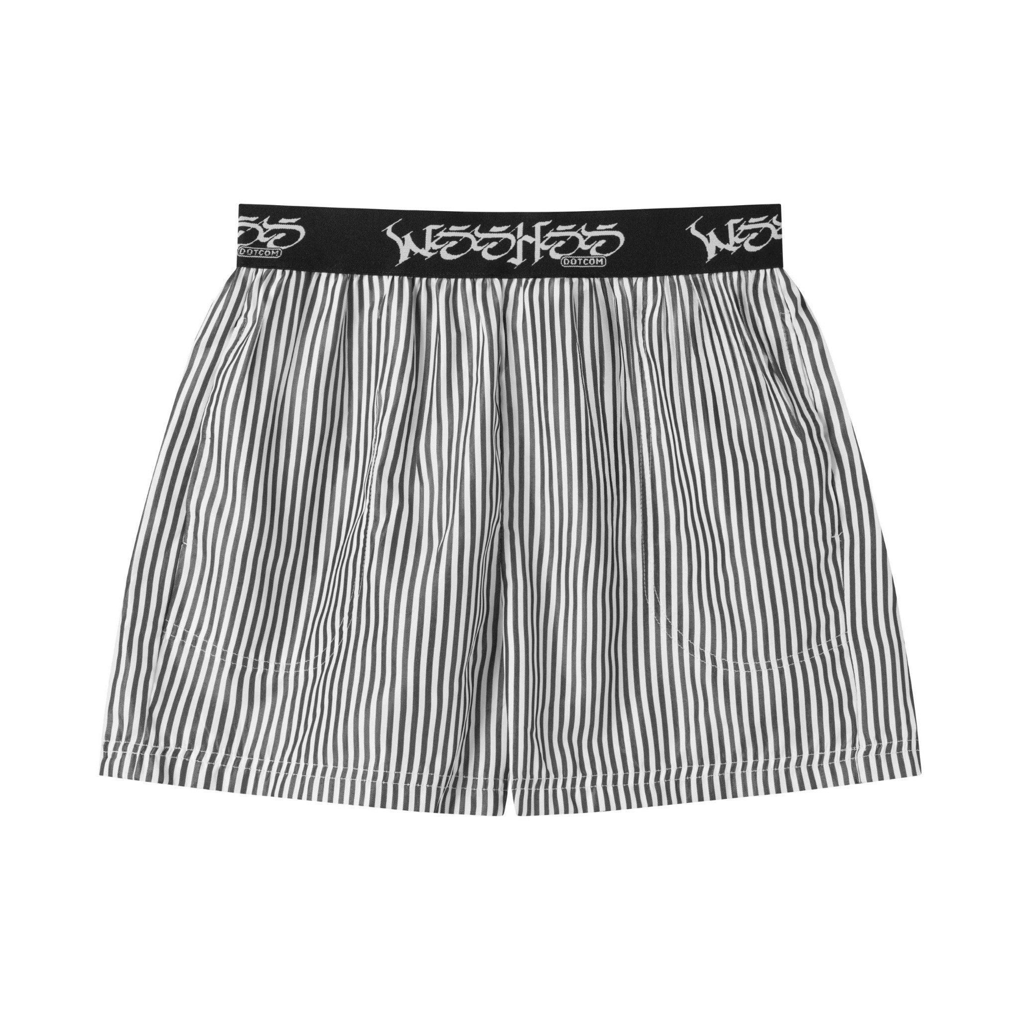 WHDC STRIPE BOXER SHORTS IN BLUE