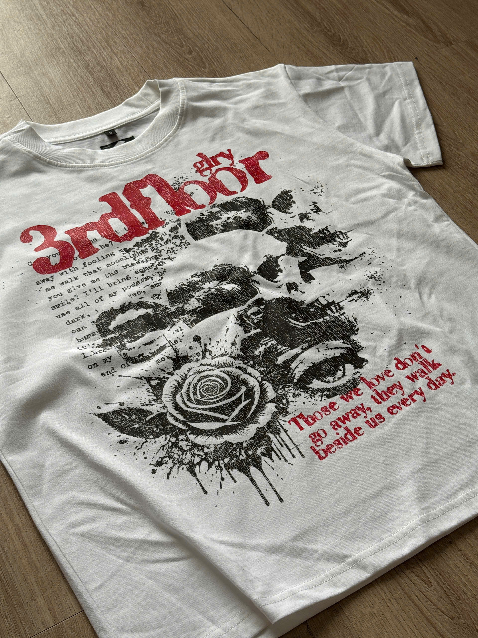 3FG VINTAGE QUOTES BOXY TEE