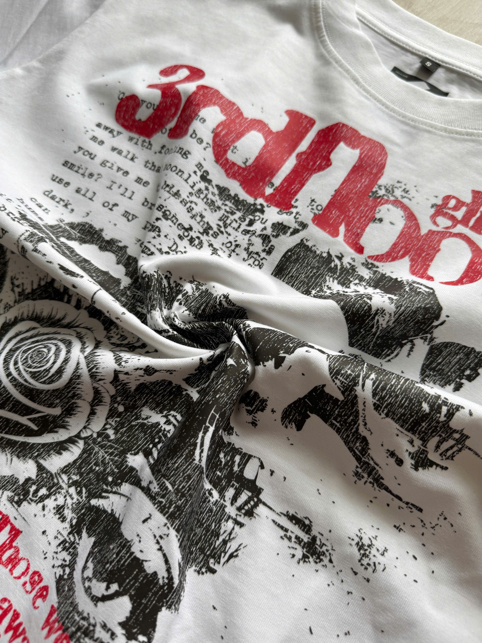 3FG VINTAGE QUOTES BOXY TEE