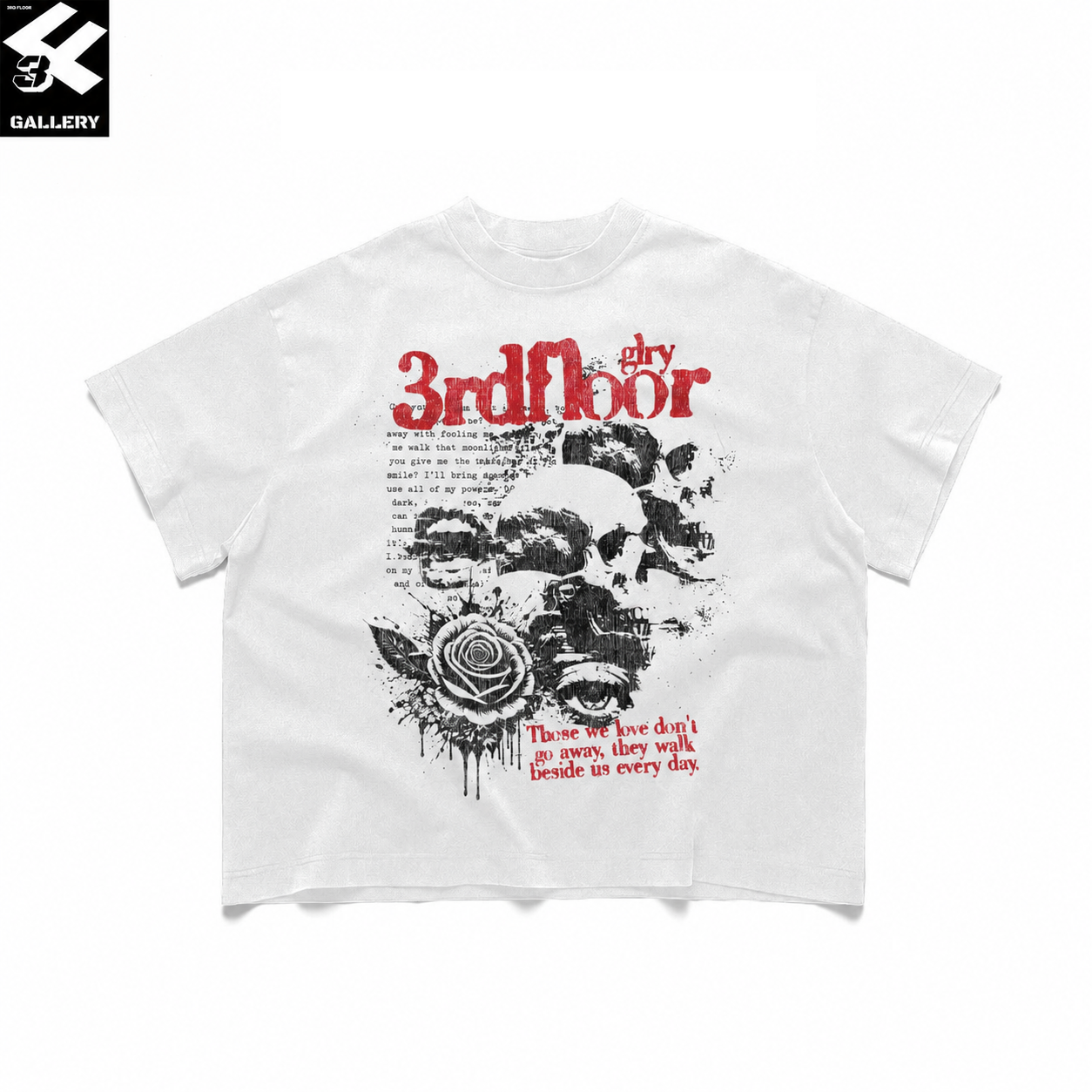 3FG VINTAGE QUOTES BOXY TEE