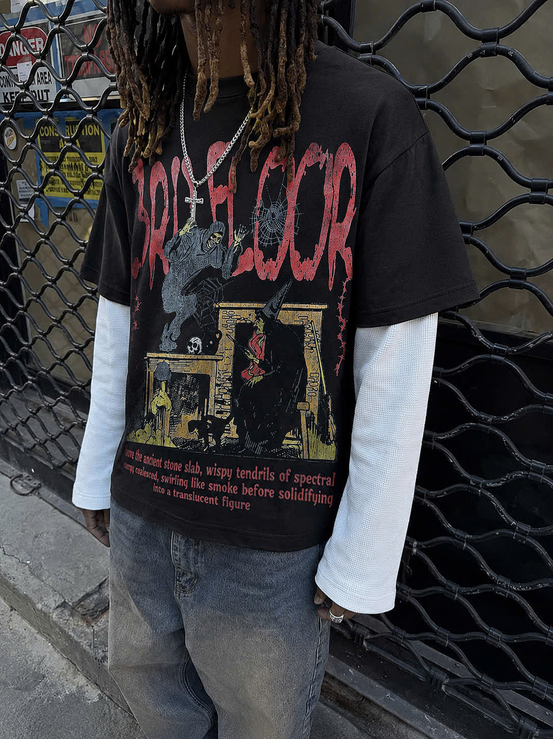 3FG VINTAGE WITCH BOXY TEE