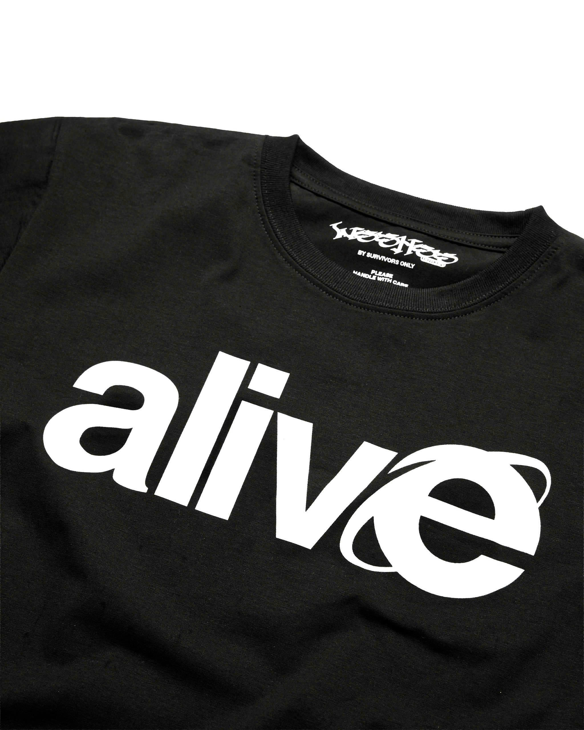 WHDC ALIVE FITTED TEE BLACK