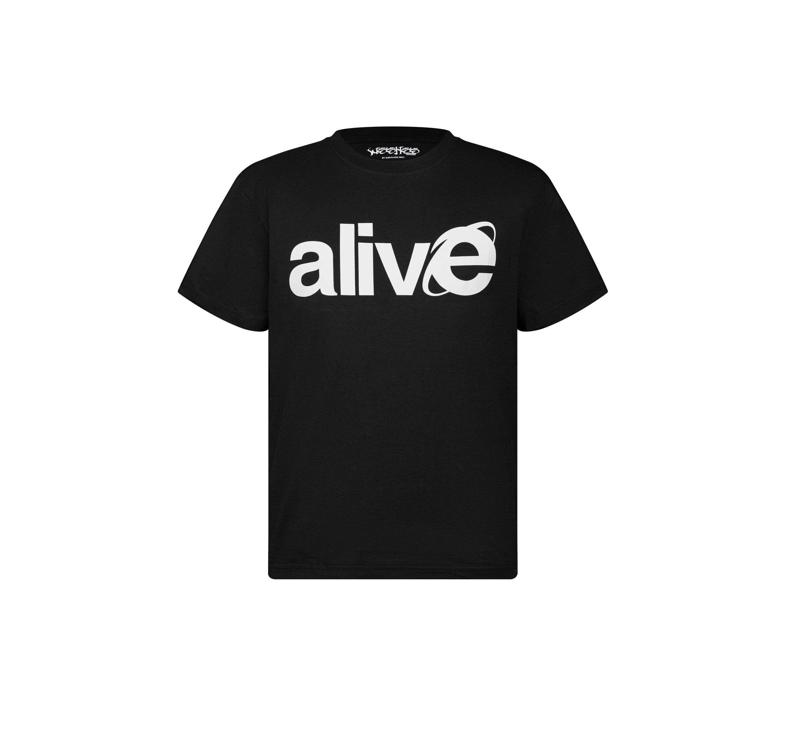 WHDC ALIVE FITTED TEE BLACK