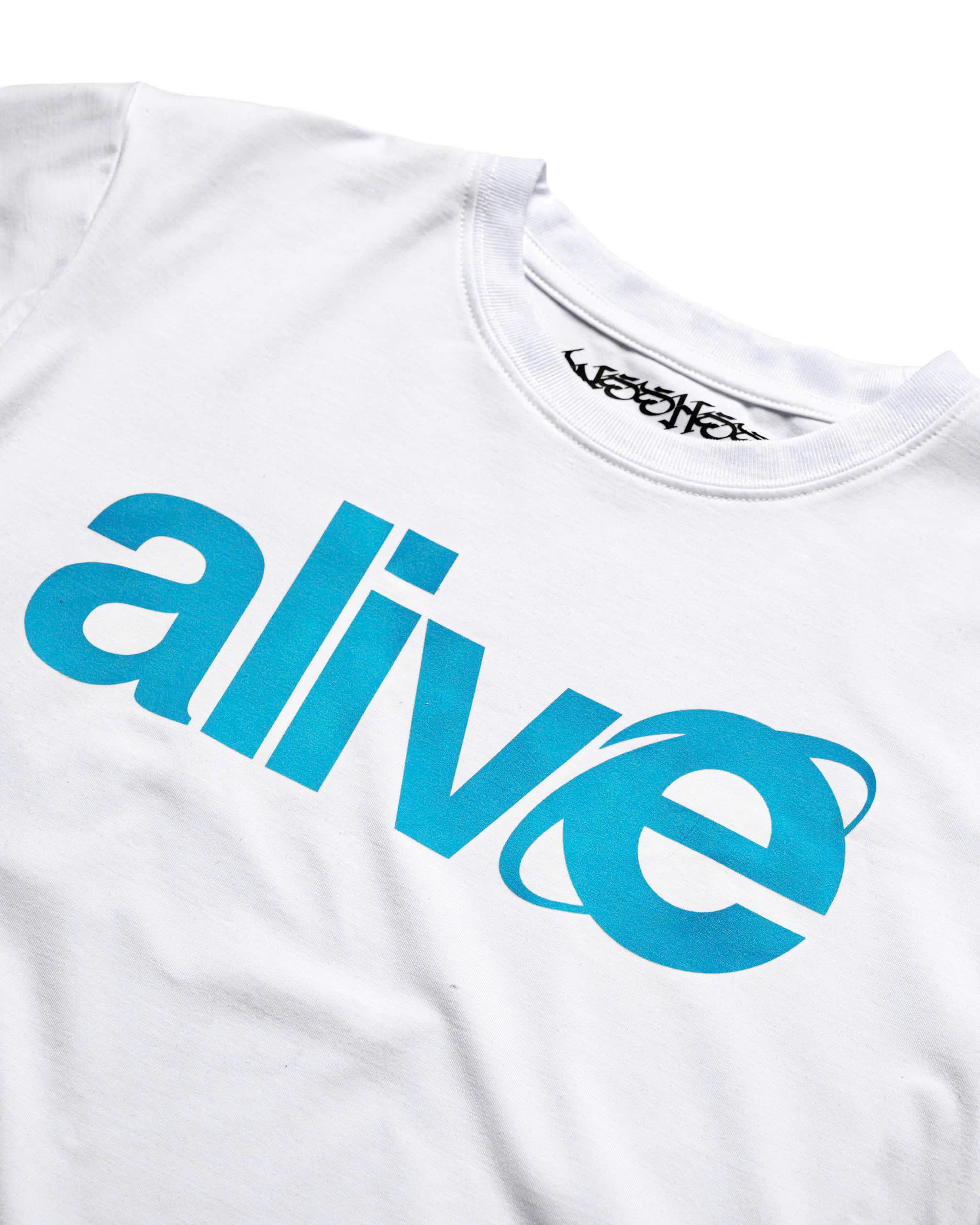 WHDC ALIVE FITTED TEE WHITE