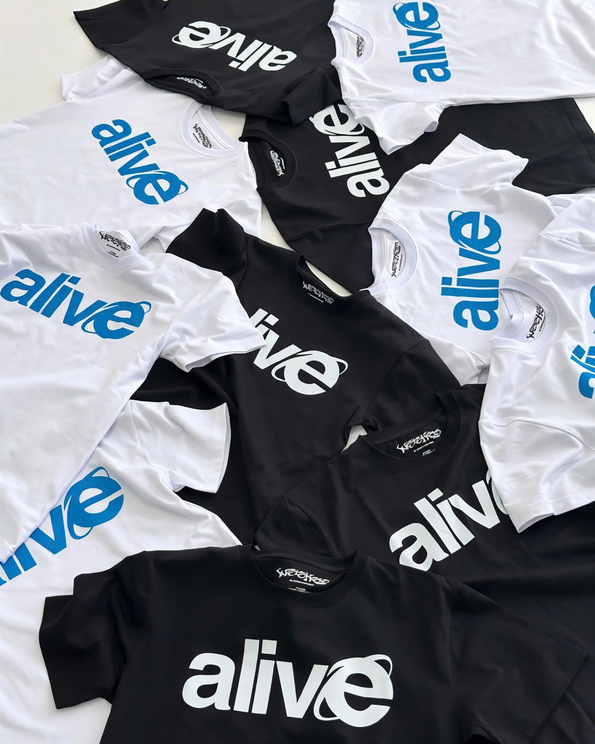 WHDC ALIVE FITTED TEE WHITE