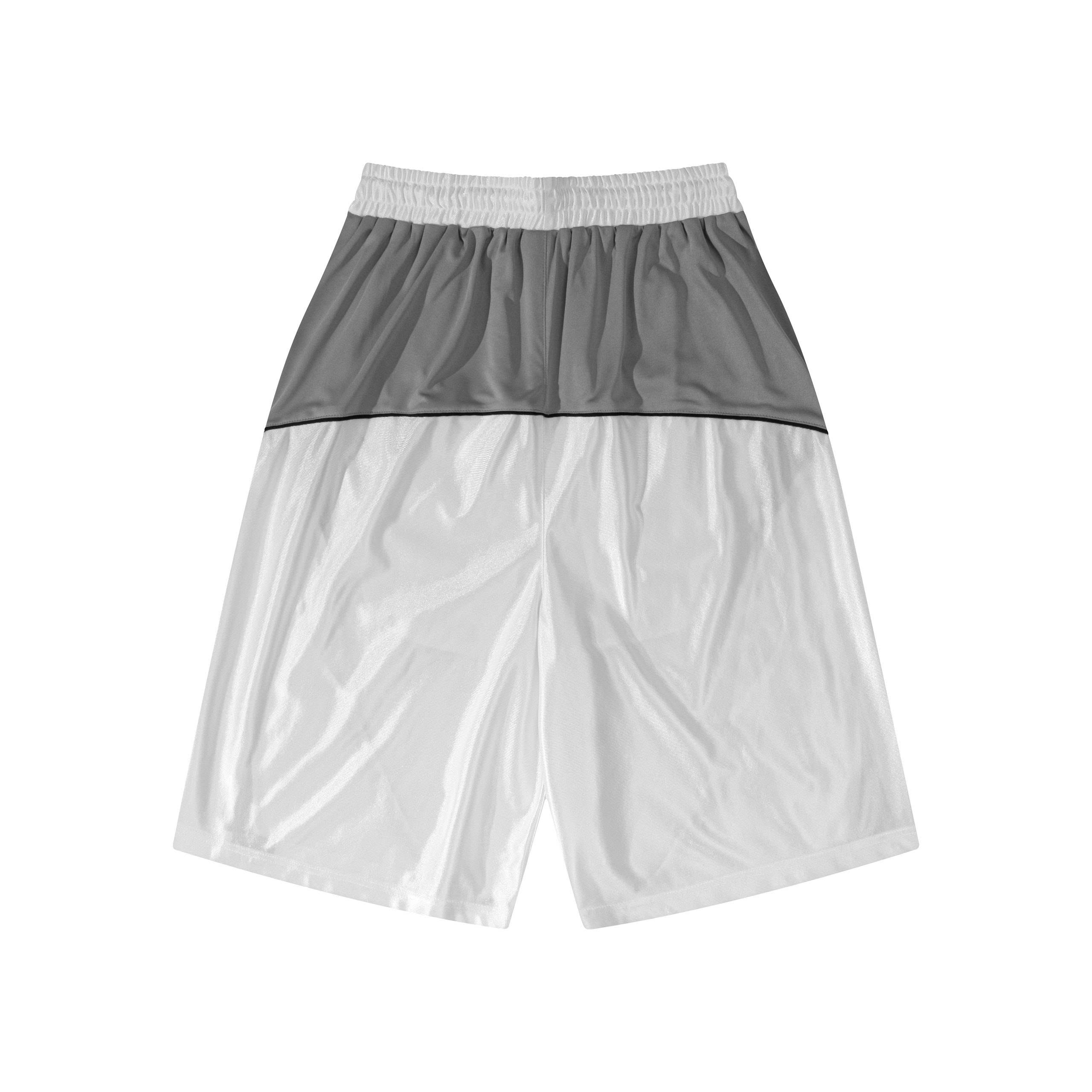 WHDC BAGGY BASKETBALL SHORTS IN WHITE