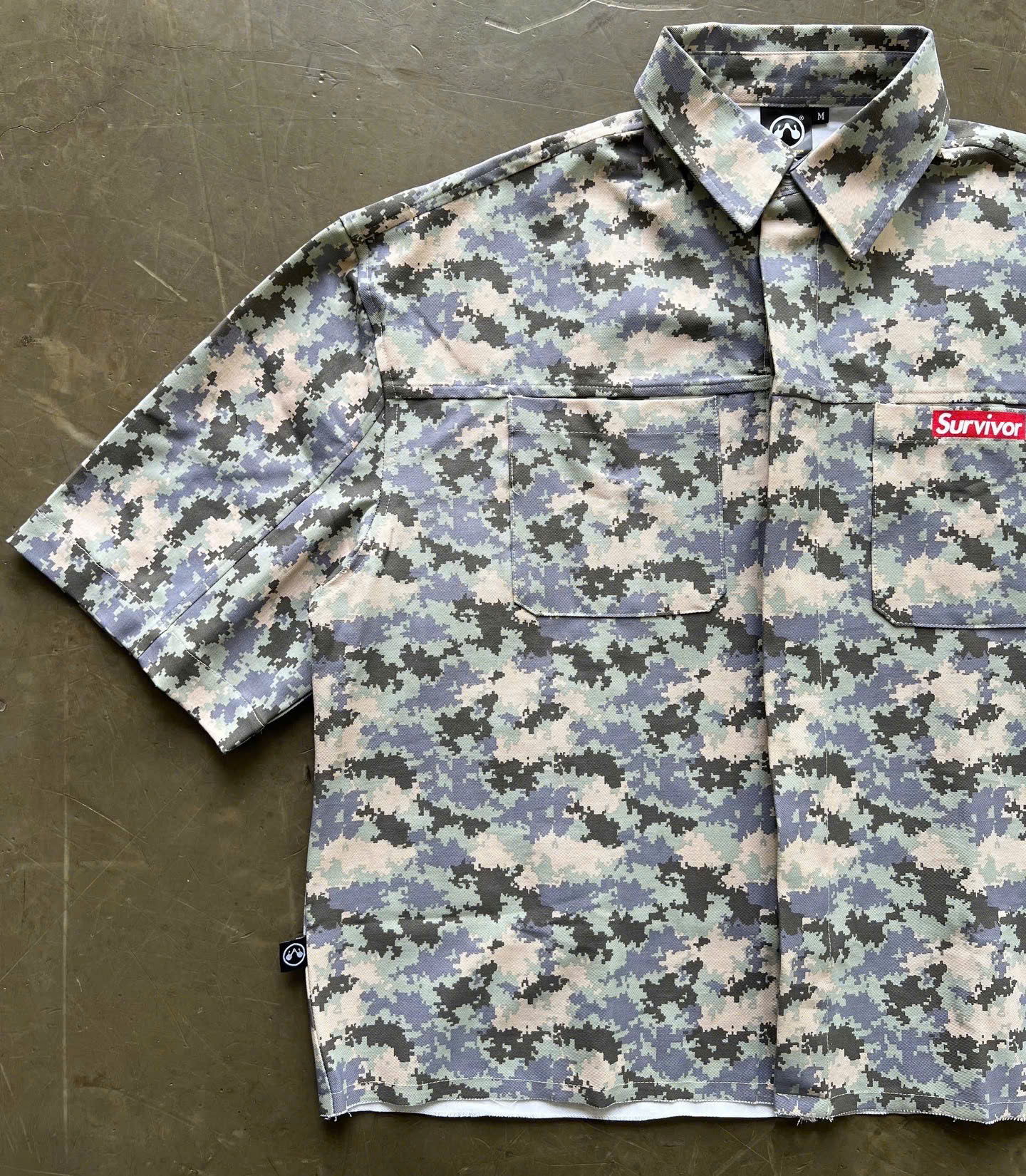 WHDC SRVIVR DIGITAL CAMO BOXY SHIRT