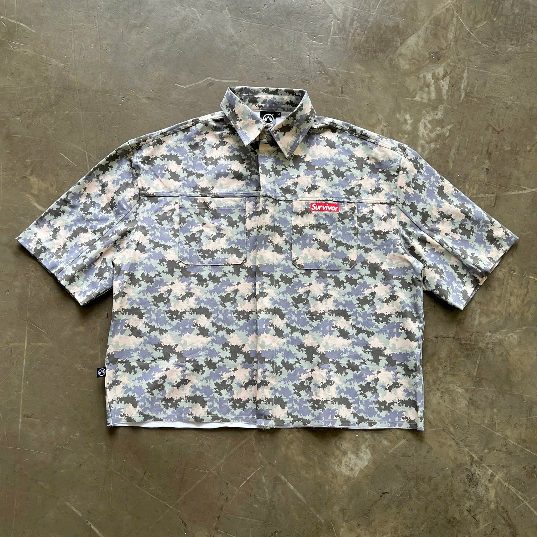 WHDC SRVIVR DIGITAL CAMO BOXY SHIRT