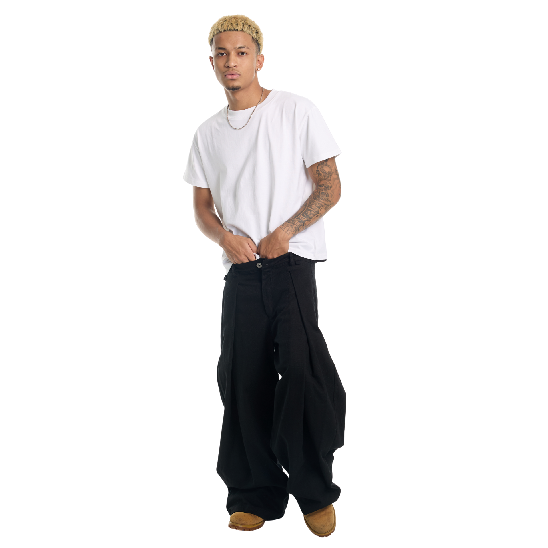 WHDC SRVIVR KAKI TROUSER PANTS IN BLACK