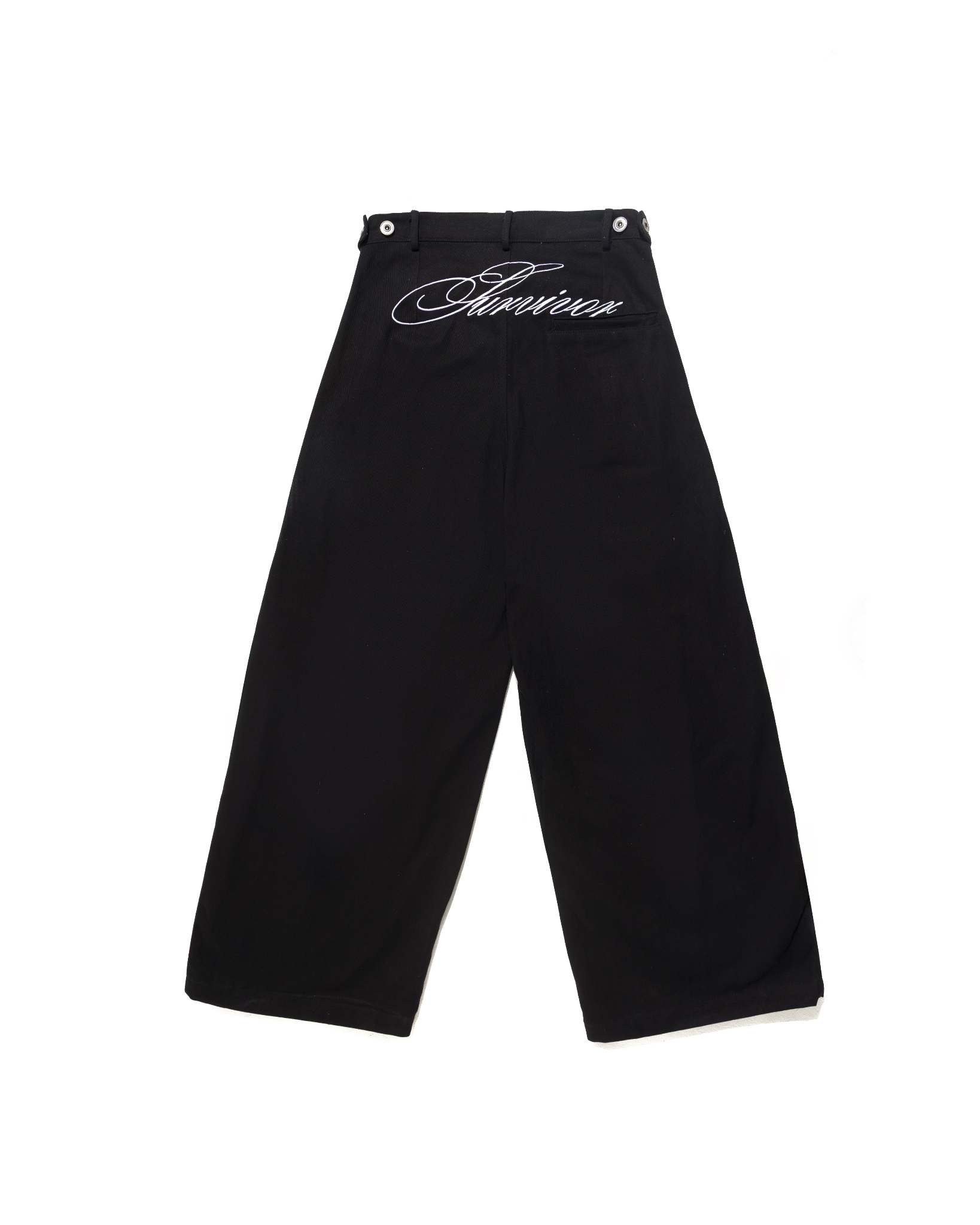 WHDC SRVIVR KAKI TROUSER PANTS IN BLACK