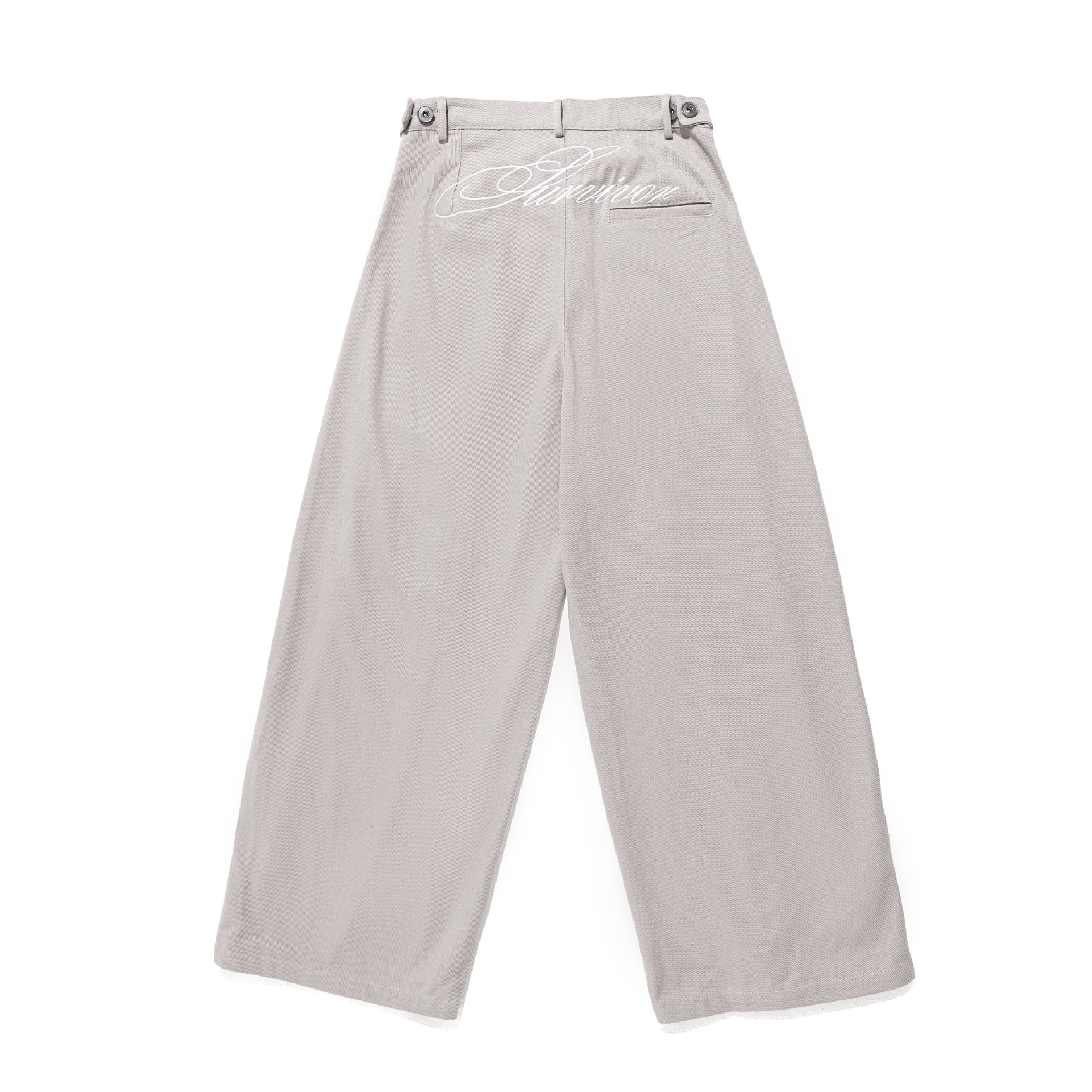 WHDC SRVIVR KAKI TROUSER PANTS IN GREY