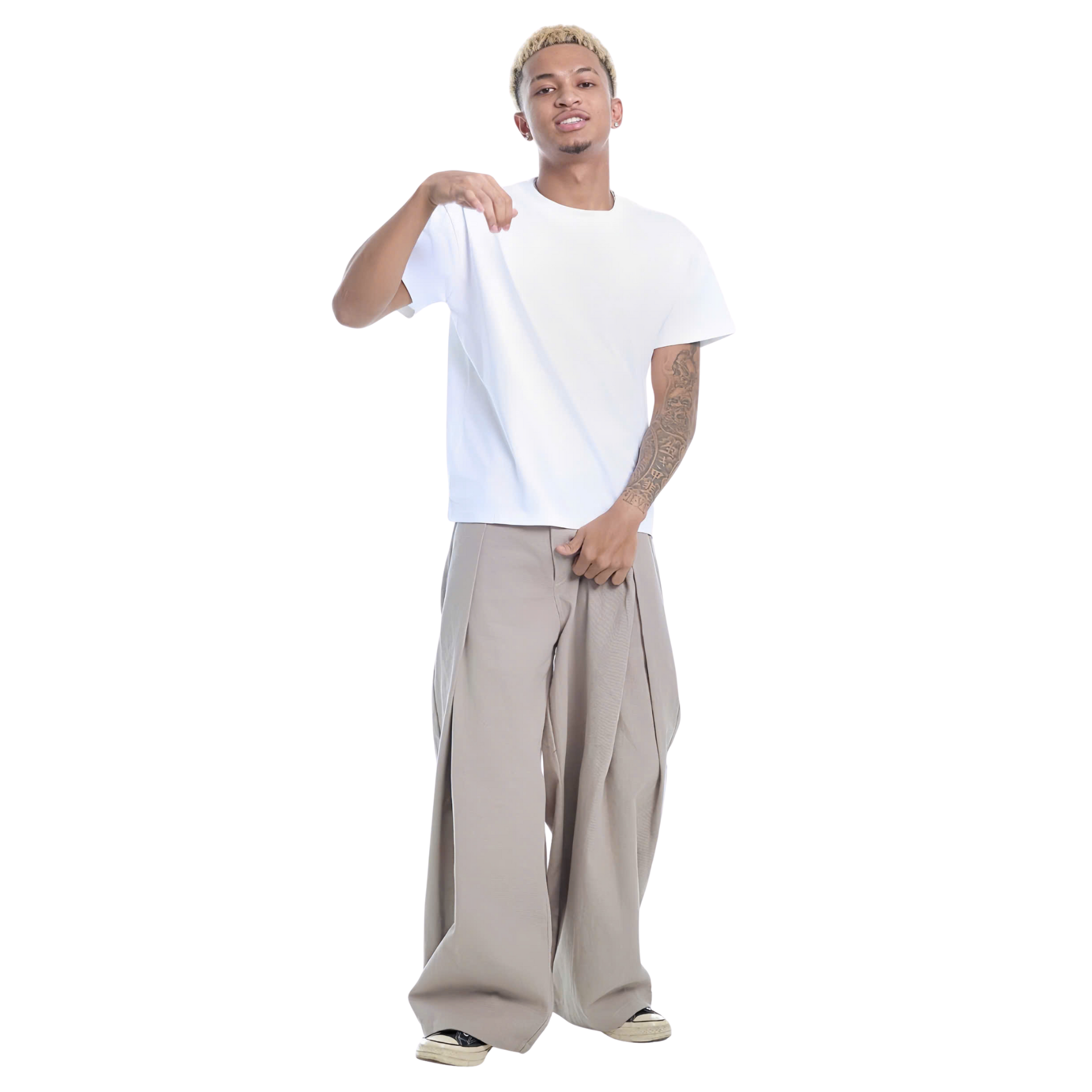 WHDC SRVIVR KAKI TROUSER PANTS IN GREY