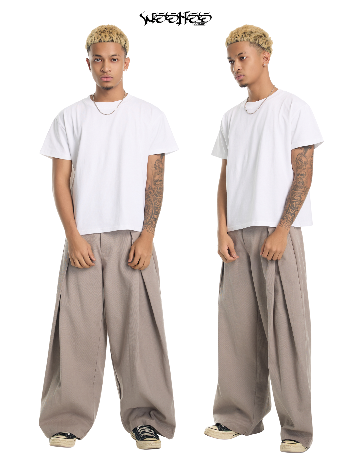 WHDC SRVIVR KAKI TROUSER PANTS IN GREY