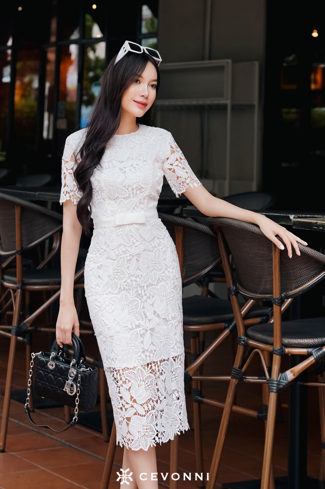 Váy ôm trắng tua rua 2 bên MAEL FEMME – Hizu Dress Up