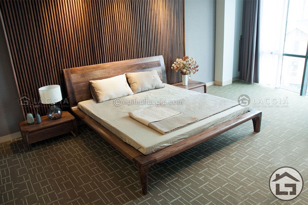 GIƯỜNG NGỦ GỖ ĐẸP GN14