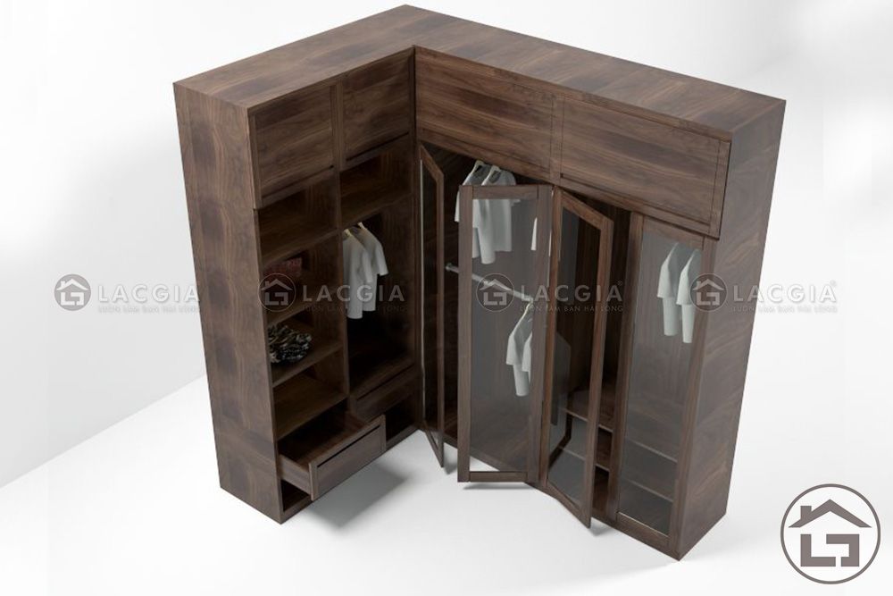 Tủ áo góc L TA06