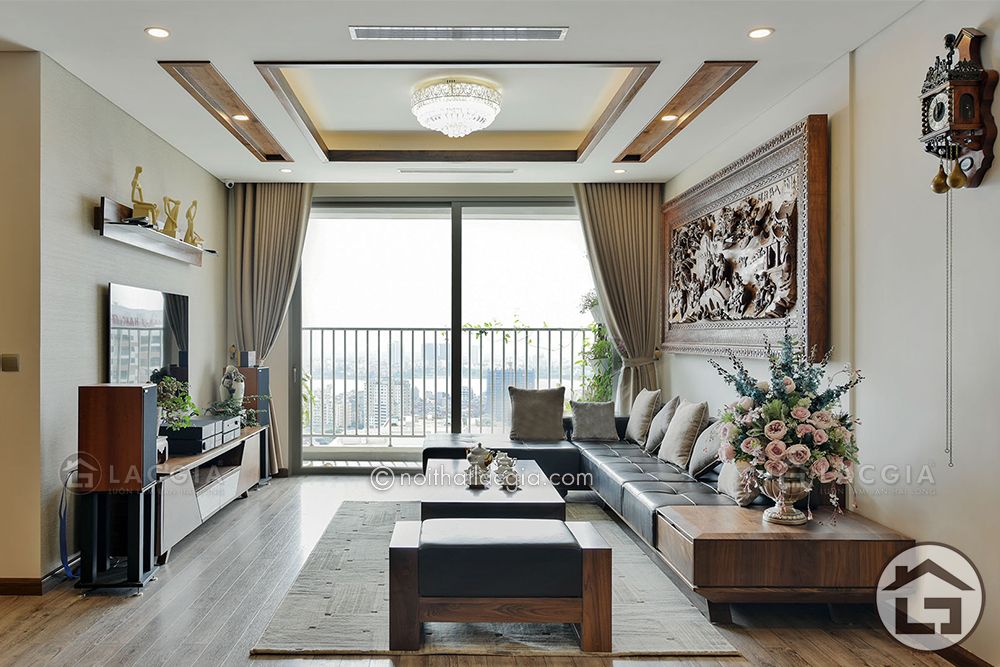 SOFA GÓC CÓ NGĂN KÉO SF08
