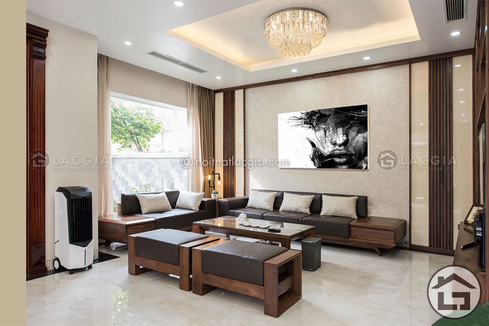 SOFA GỖ PHÒNG KHÁCH SF07