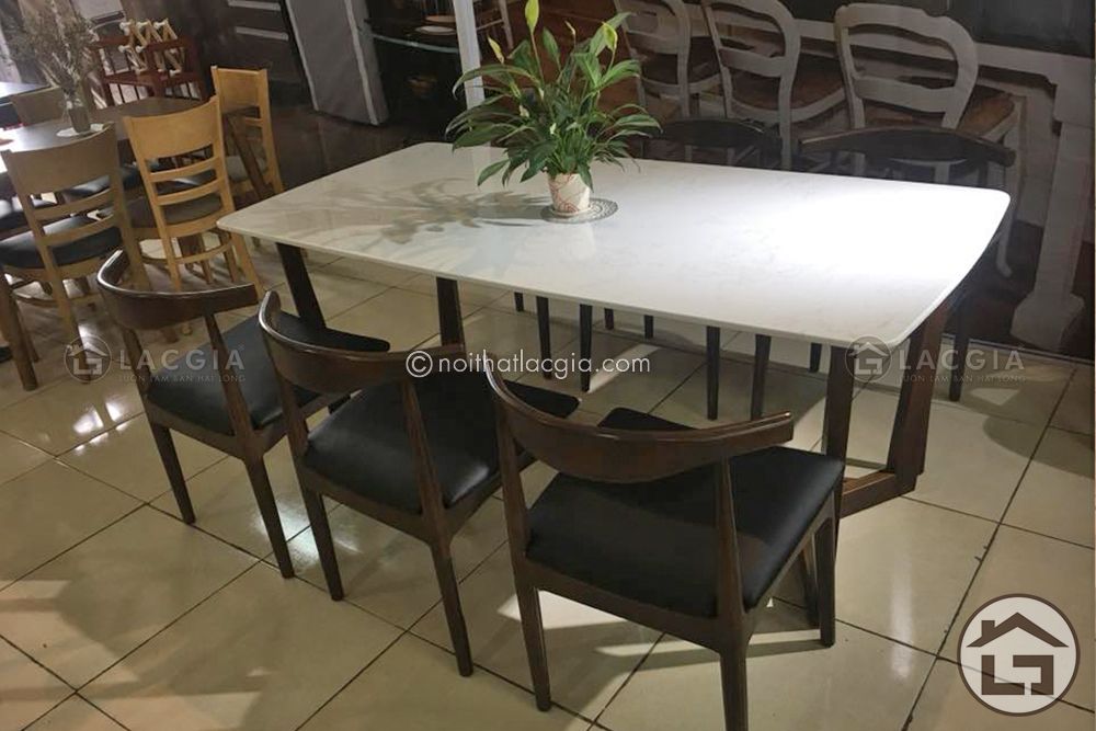BÀN ĂN GỖ ĐẸP BA12