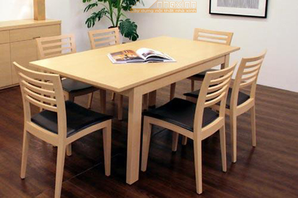 Ghế bàn ăn gỗ tự nhiên đẹp B95