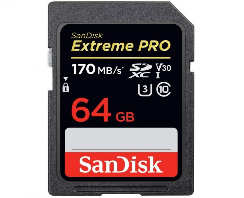 Thẻ nhớ SanDisk SDXC Extreme Pro 64GB 170/90 MB/s U3