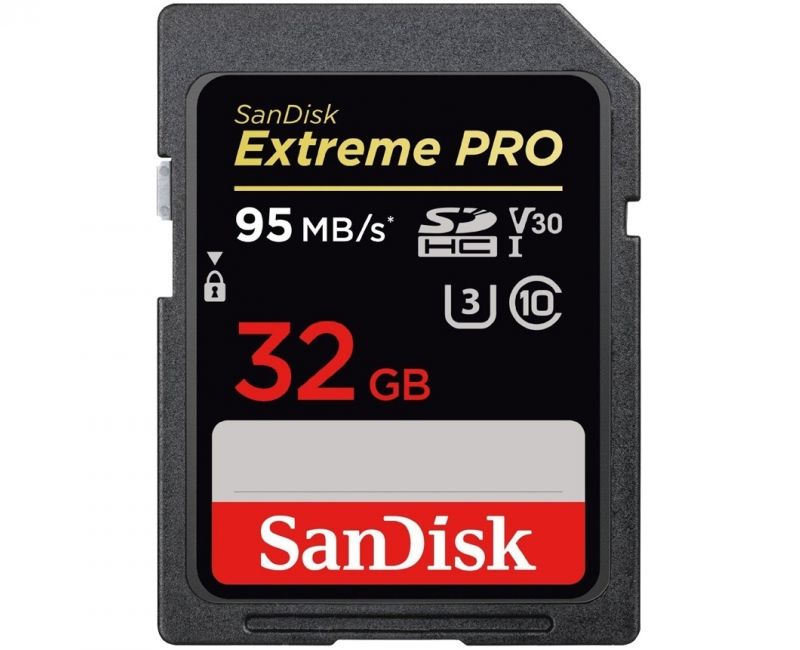 Sandisk SDHC 32GB Extreme Pro Class 10, U3, 95MB/s