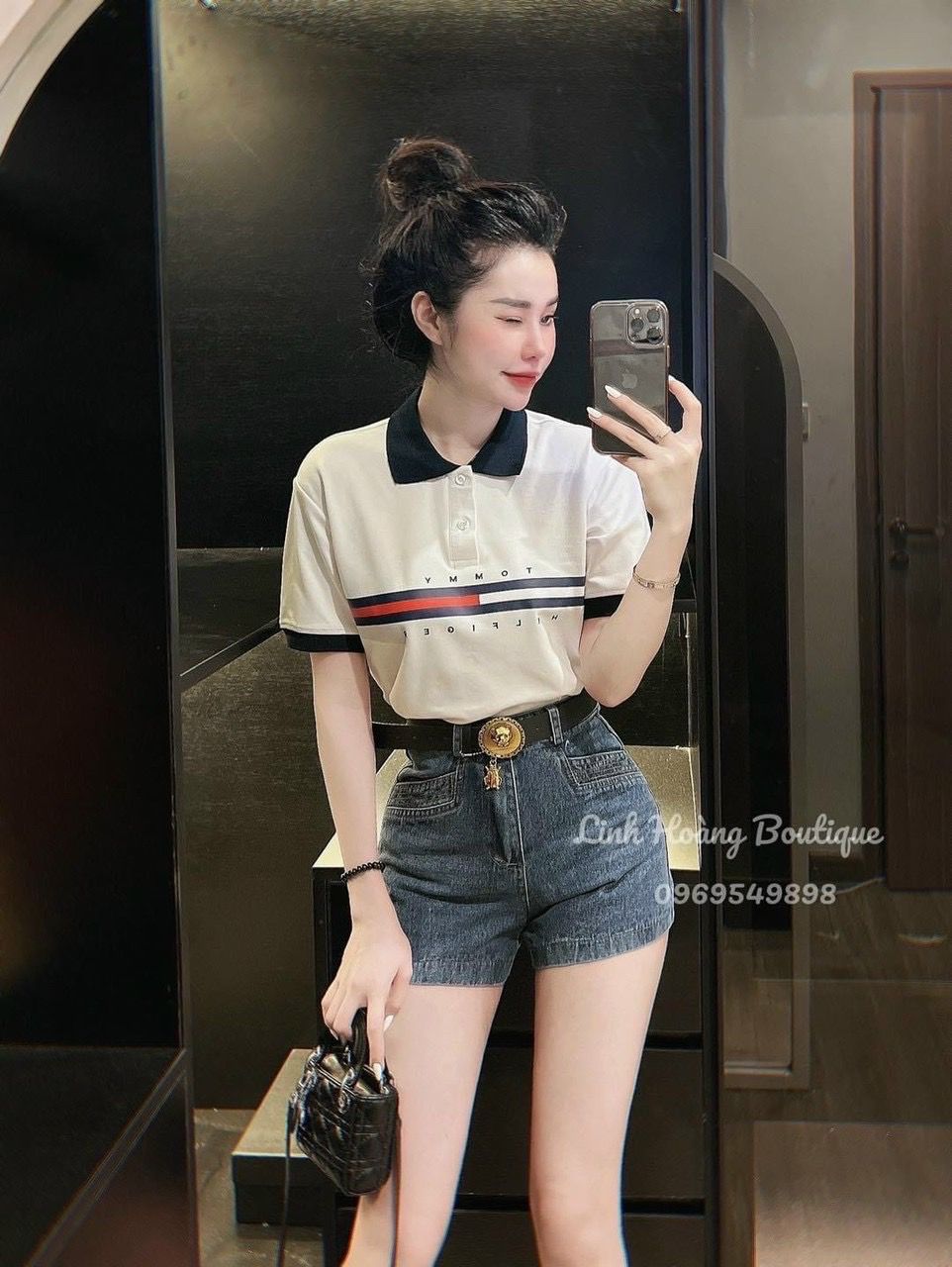 Áo polo nữ Tommy