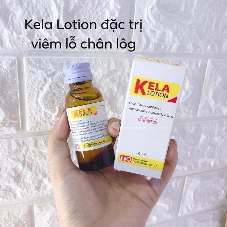 Lotion Kela trị viêm lỗ chân lông