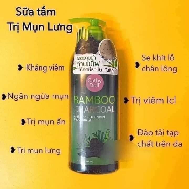 Sữa tắm trị mụn lưng