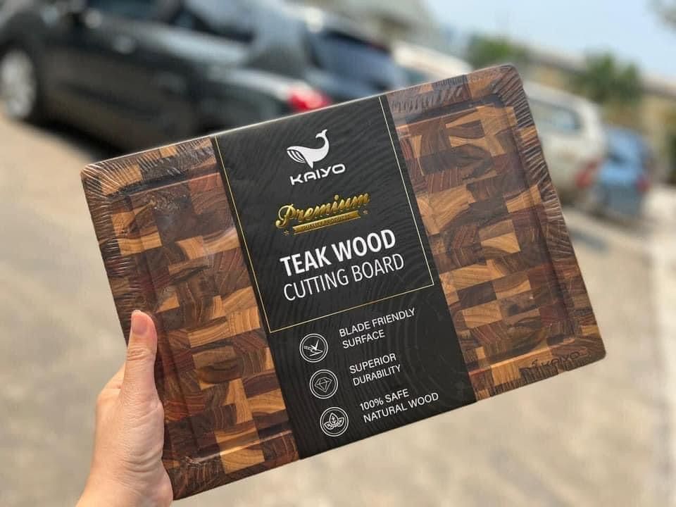 Thớt Gỗ Teak 30x20x2,5 (Size nhỏ)