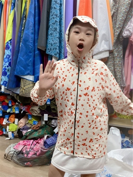 Áo chống nắng dài tay trẻ em size 2