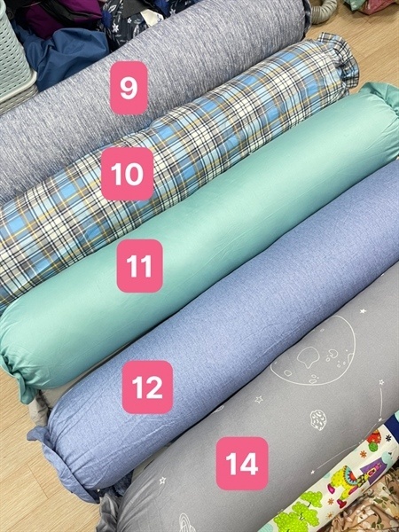 Vỏ gối ôm lẻ kt 60x100cm