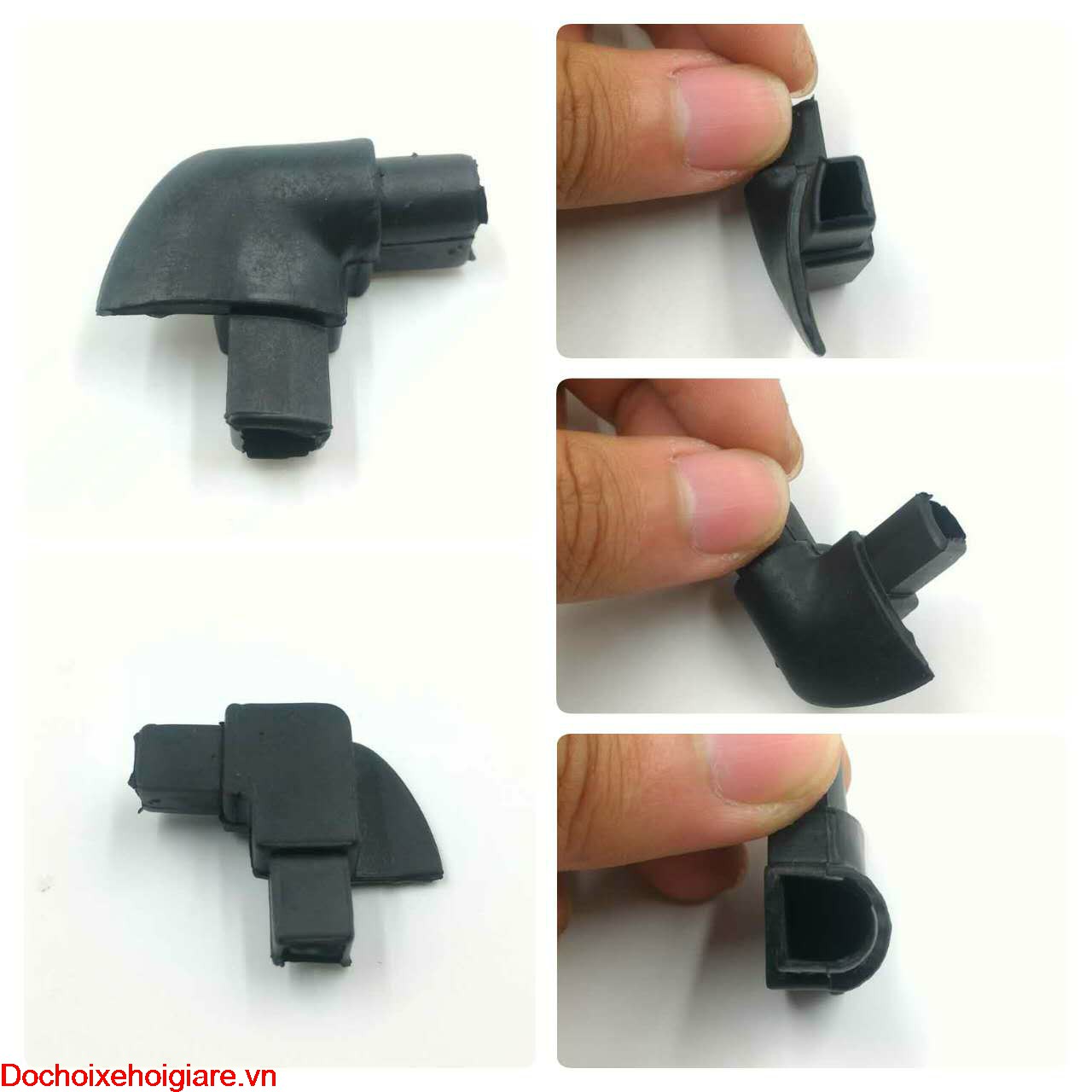 Phụ kiện gioăng. Góc nối gioăng D,P. Mẫu số 1