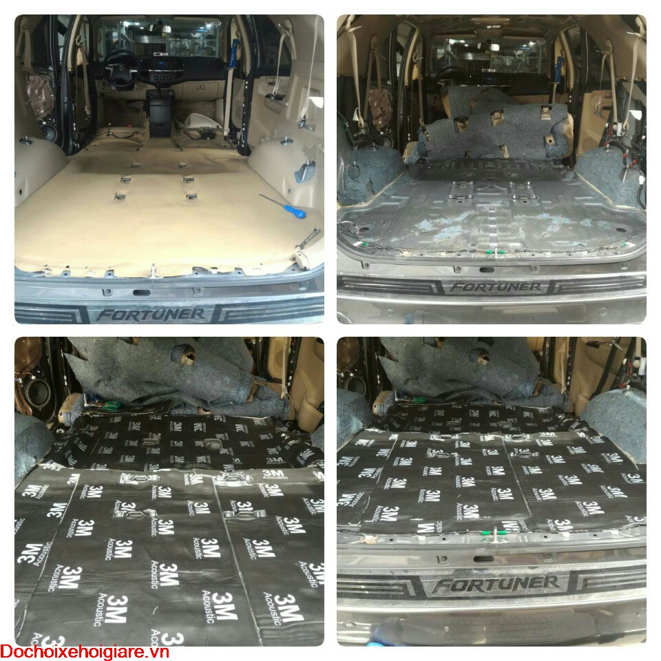 Cách âm chống ồn cho Toyota Land Cruiser Prado