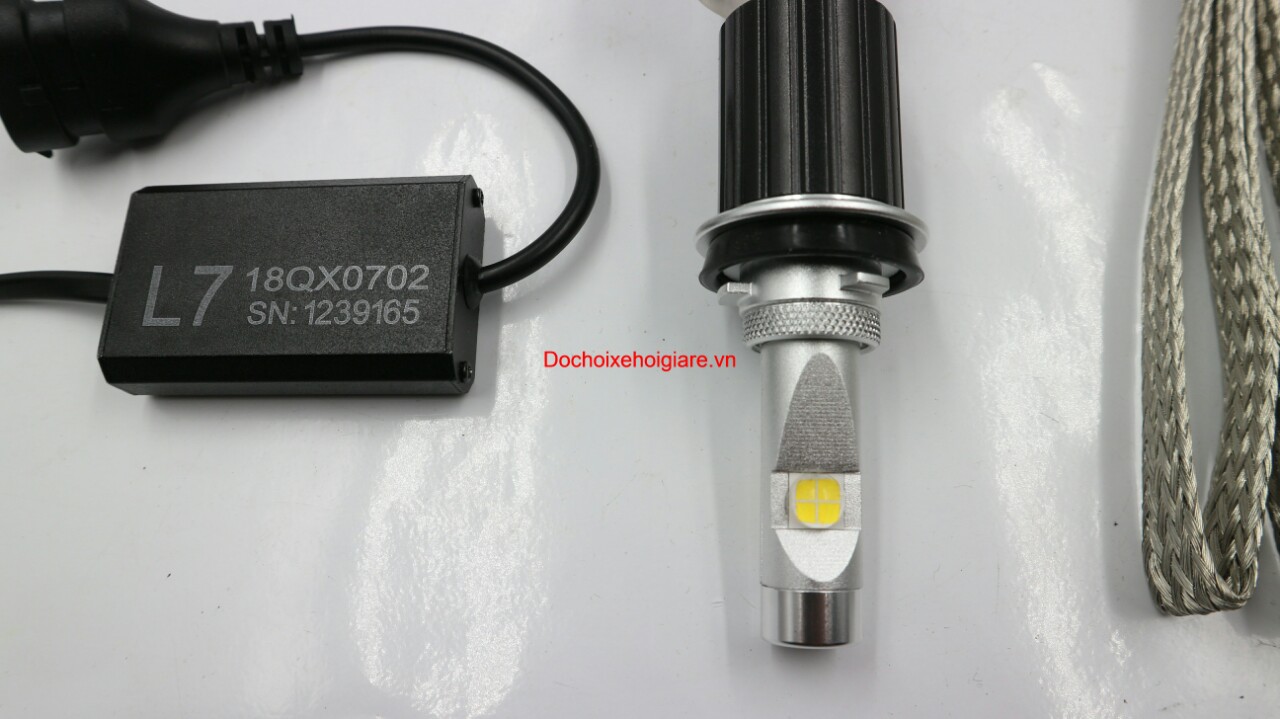 Bóng đèn led ô tô xe hơi 12V siêu sáng L7. Chip Led Cree XHP70 USA 60W 13200Lm. 1 màu sáng trắng 6000K