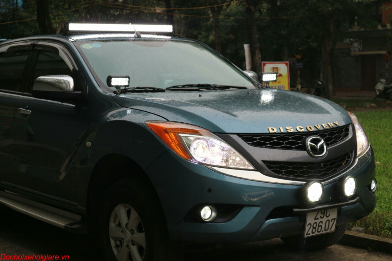 Mazda BT50 độ đèn pha Bi-xenon hai chế độ giá rẻ nhất