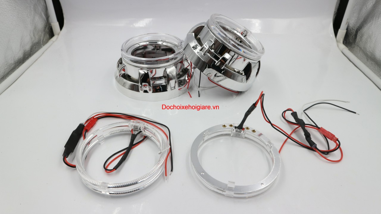 Vòng angel eyes led ô tô xe máy, vòng thiên thần AGE gương cầu bi-xenon xe hơi