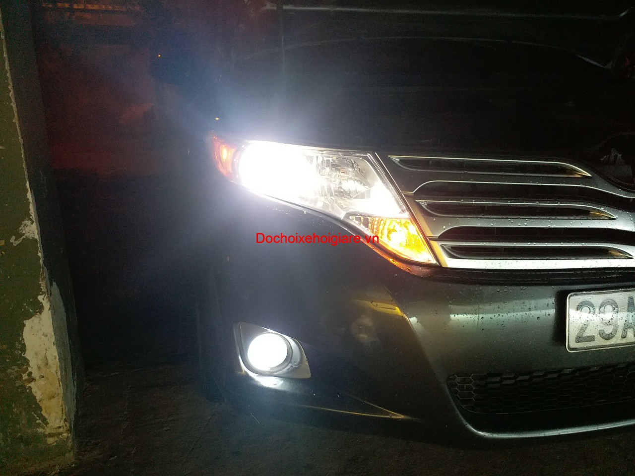 Toyota Venza độ đèn gầm sương mù Bi Xenon Led hai chế độ pha cos