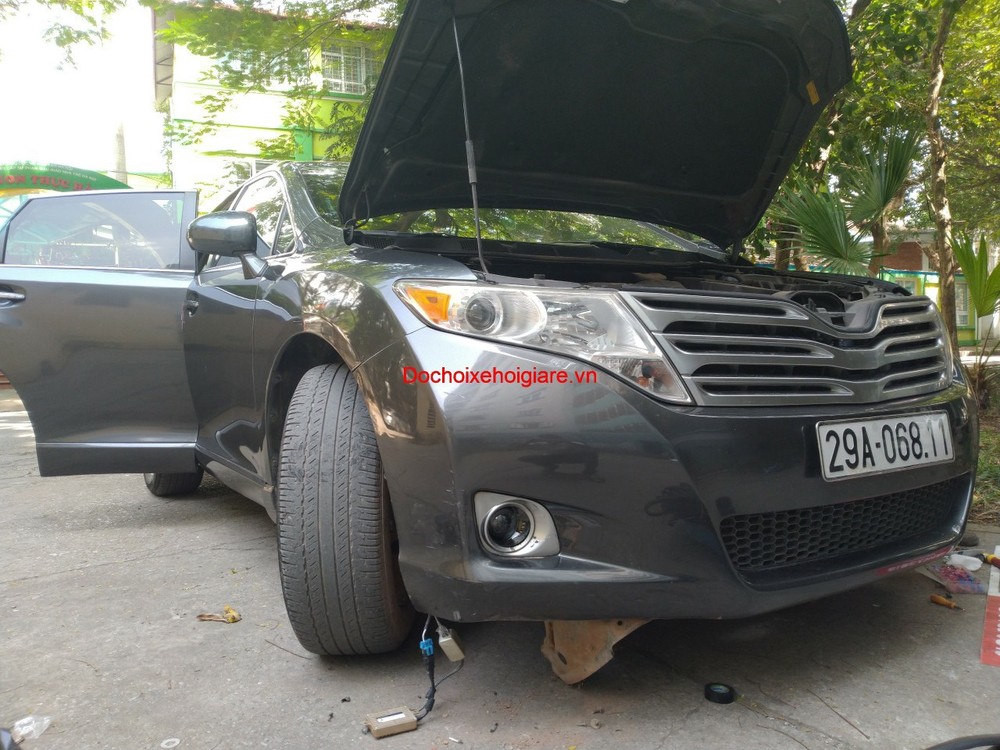 Toyota Venza độ đèn gầm sương mù Bi Xenon Led hai chế độ pha cos