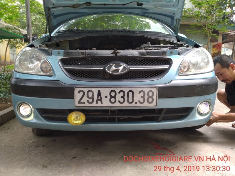 Đèn gầm Bi Xenon Led hai chế độ pha cos cho Hyundai Getz