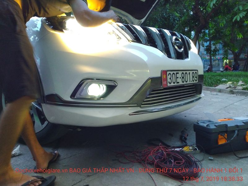 Đèn Bi gầm Nissan X-Trail. Đèn sương mù, đèn cảng Nissan X-Trail. Bóng đèn Xenon Led Pha Cos Nissan X-Trail