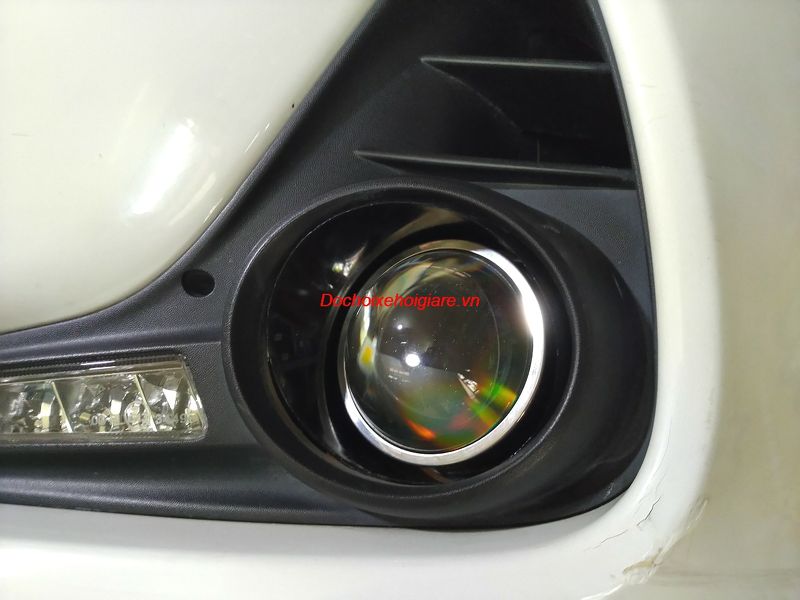 Đèn Bi gầm Hyundai I10. Độ đèn sương mù, đèn cản, đèn gầm Huyndai I10. Thay bóng Xenon Led Pha Cos Huyndai I10