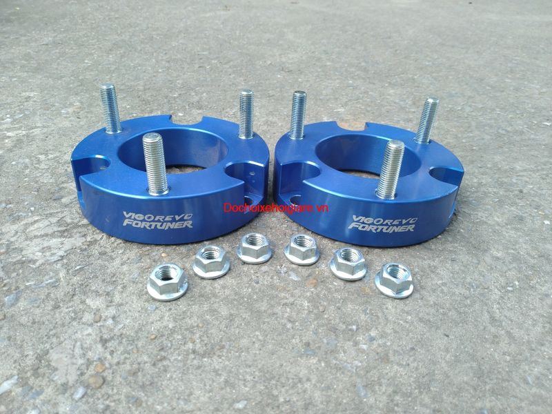 Spacer đệm phuộc trước Toyota Hilux Fortuner 4Runner giúp nâng cao thân xe phôi hợp kim nhôm 6061-T6 THAILAND