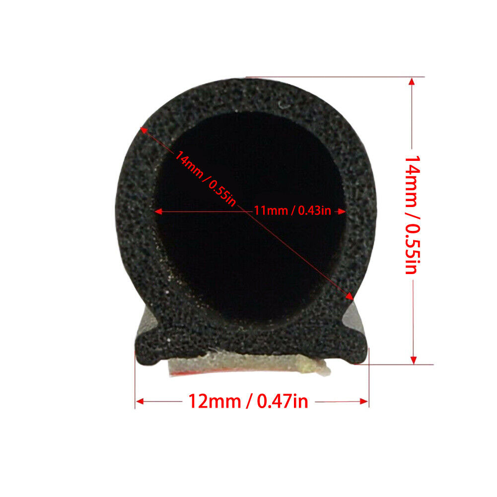 Gioăng Ron Cao Su chữ D tròn 12x14mm. Dán cách âm cách nhiệt ô tô nhà ở căn hộ. Dán giảm chấn cửa gỗ cửa nhựa cửa nhôm